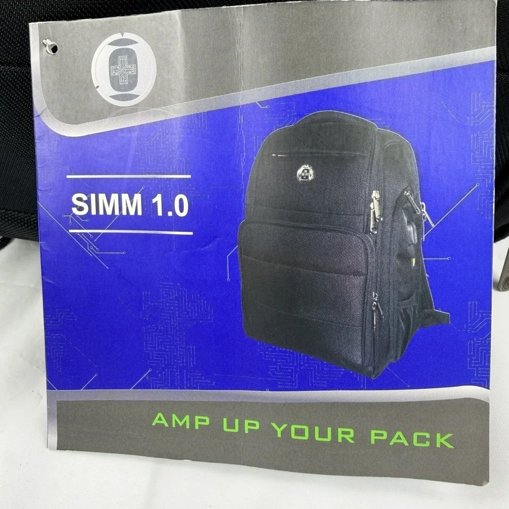 SWISSDIGITAL 38 L Laptop Backpack Simm 1.0 Deluxe Backpack Black